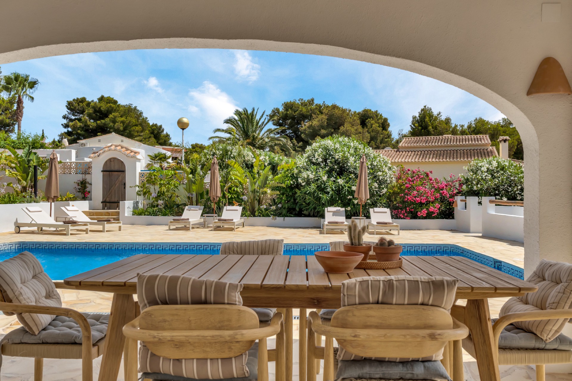 Mediterrane tuin van Casa Monte Zen